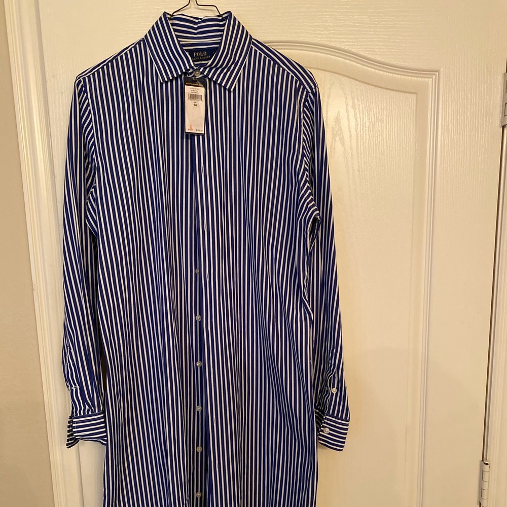 Women’s Polo Ralph Lauren Striped Shirt Dress 14